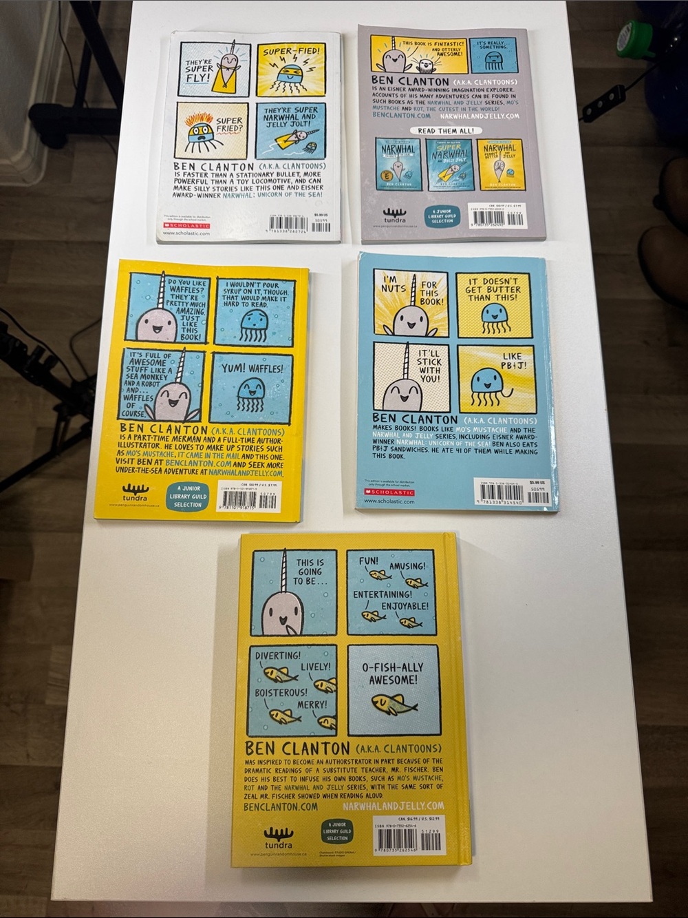 Ben Clanton Narwhal 5 Book Set - Picture 2 of 2